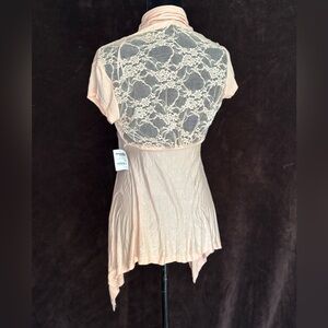 Charlotte Russe American Apparel Peach Blouse Cover Up